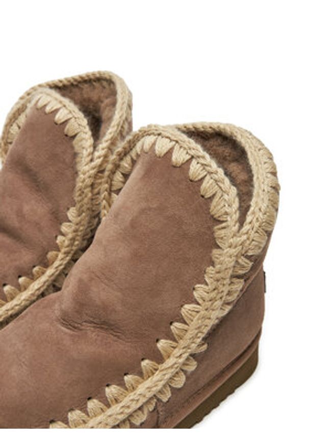 Mou Śniegowce Eskimo18 00000288 Beżowy. Kolor: beżowy. Materiał: skóra