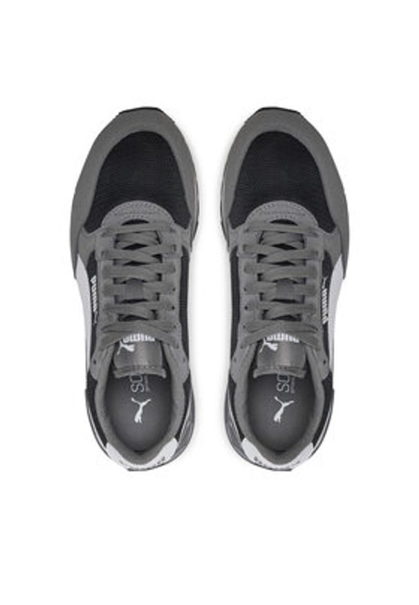 Puma Sneakersy St Runner v4 Mesh Jr 399876 04 Czarny. Kolor: czarny. Materiał: zamsz, skóra