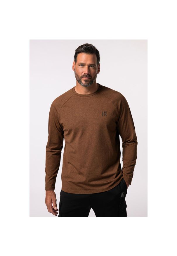 JAY-PI - Męska Koszula funkcyjna z długim rękawem FLEXNAMIC® trekkingowa QuickDry. Kolekcja: plus size. Kolor: beżowy. Materiał: elastan, poliester, materiał. Długość rękawa: długi rękaw. Długość: długie