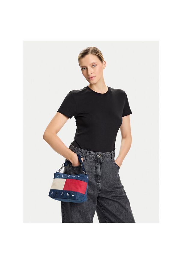 Torebka Tommy Jeans. Kolor: niebieski