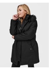 ONLY Carmakoma Parka Irena 15185999 Czarny Regular Fit. Kolor: czarny. Materiał: syntetyk