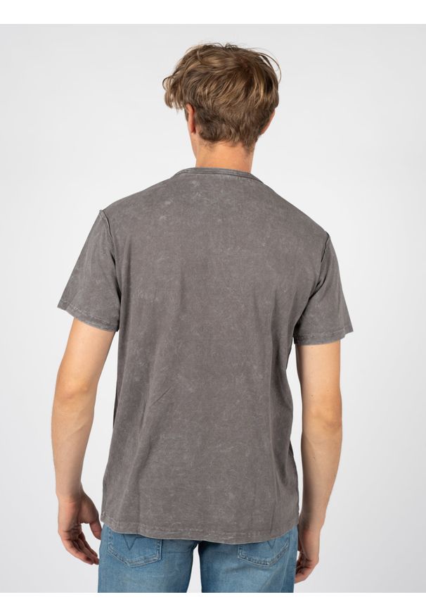 Guess T-Shirt | M1YI87R9XF0 | Mężczyzna | Szary. Okazja: na co dzień. Kolor: szary. Materiał: bawełna. Wzór: nadruk. Styl: casual