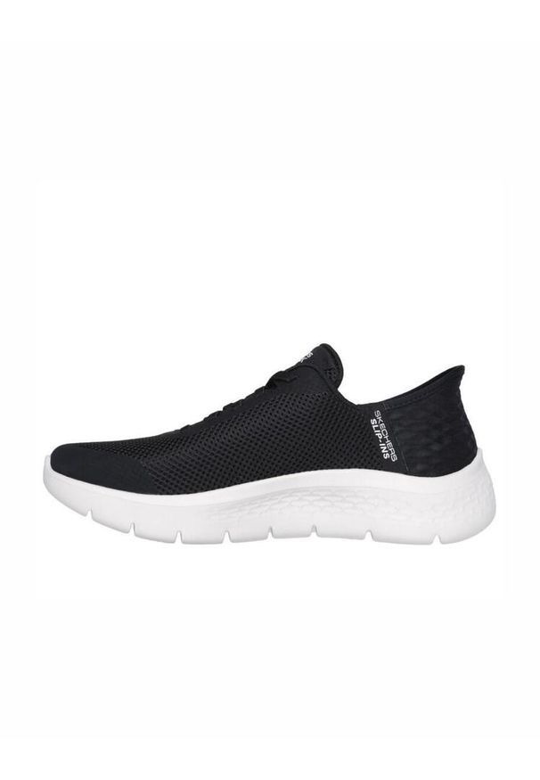 skechers - Buty damskie SKECHERS Go Walk Flex Grand Entry. Kolor: czarny, niebieski. Model: Skechers Sport. Sport: turystyka piesza