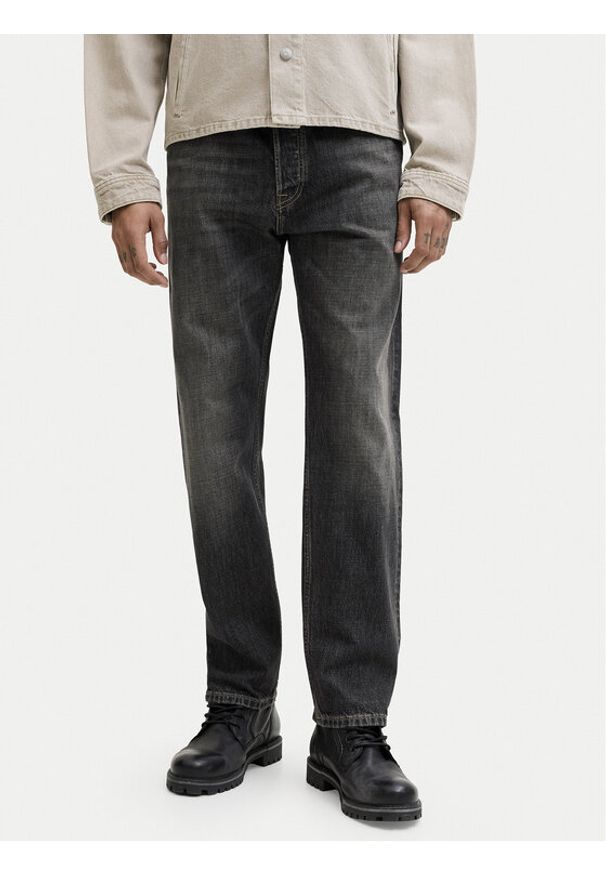 Jack & Jones Jeansy Chris 12294332 Czarny Loose Leg. Kolor: czarny