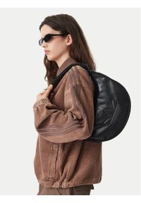 Adidas - adidas Torebka Adicolor Half Crescent Bag Metallic Pu KR1546 Czarny. Kolor: czarny. Materiał: skórzane #1