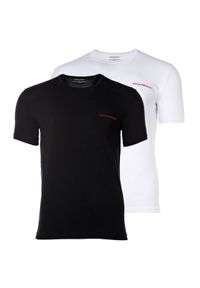 Emporio Armani Underwear Komplet 2 t-shirtów EM000391 AF10800 MC079 Kolorowy Regular Fit. Materiał: bawełna. Wzór: kolorowy