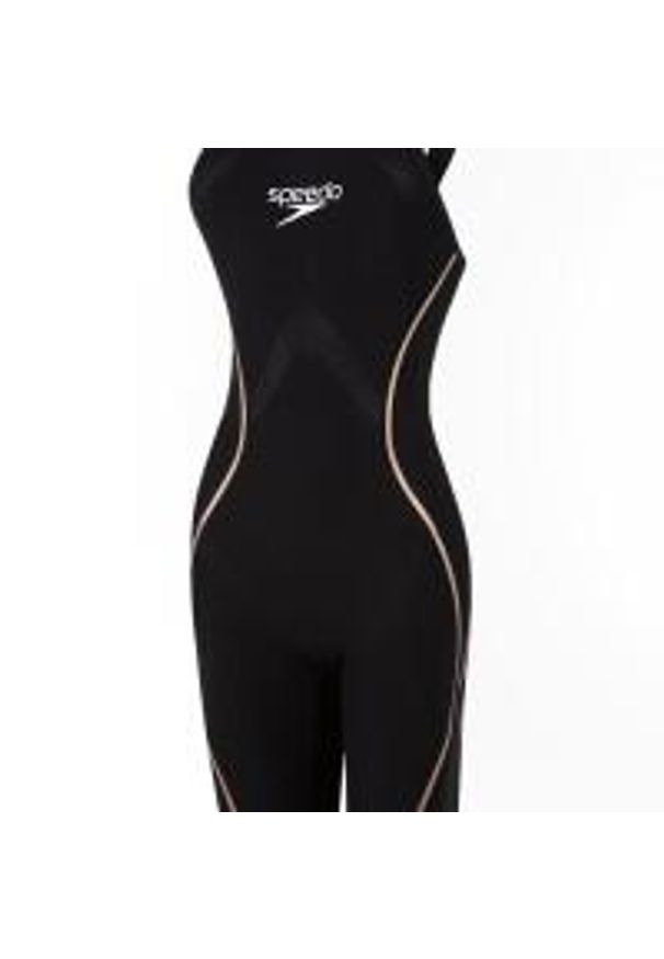 Strój pływacki Startowy Speedo Lzr Intent Openback. Kolor: wielokolorowy, czarny, różowy