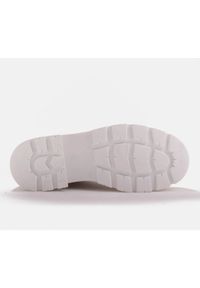 Marco Shoes Botki z naturalnej bawełnianej tkaniny beżowy. Kolor: beżowy. Materiał: bawełna, tkanina. Szerokość cholewki: normalna. Sezon: wiosna, zima #3