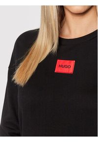 Hugo Bluza Nakira 50455971 Czarny Regular Fit. Kolor: czarny. Materiał: bawełna