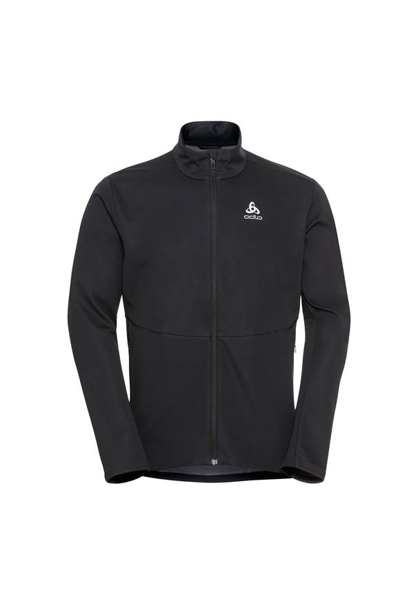 SENZA MARCA - Kurtka softshell męska ODLO Markenes. Kolor: czarny. Materiał: softshell