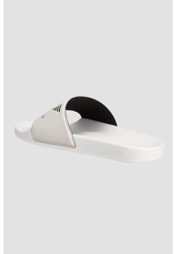 EA7 Emporio Armani - EA7 EMPORIO ARMANI Białe klapki. Kolor: biały