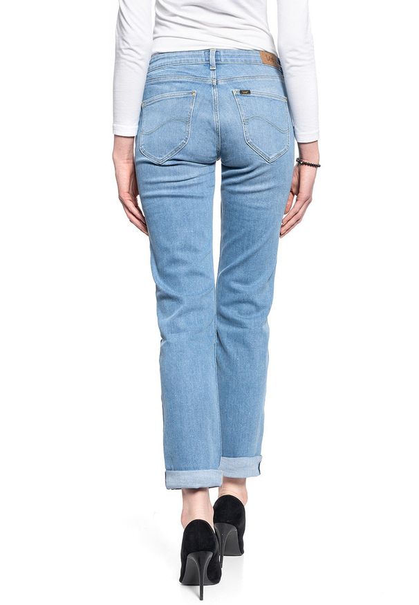 Lee - LEE MARION STRAIGHT DAMSKIE SPODNIE JEANSOWE LIGHT LOU L301QDXJ 112105884