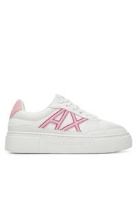 Sneakersy Armani Exchange. Kolor: biały