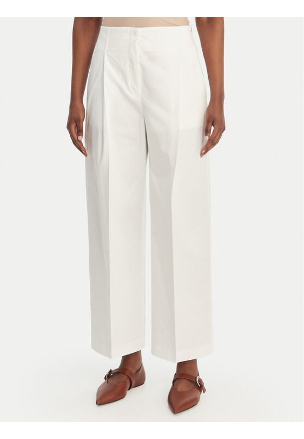 BOSS Kuloty Tulotta 50551913 Biały Relaxed Fit. Kolor: biały. Materiał: bawełna