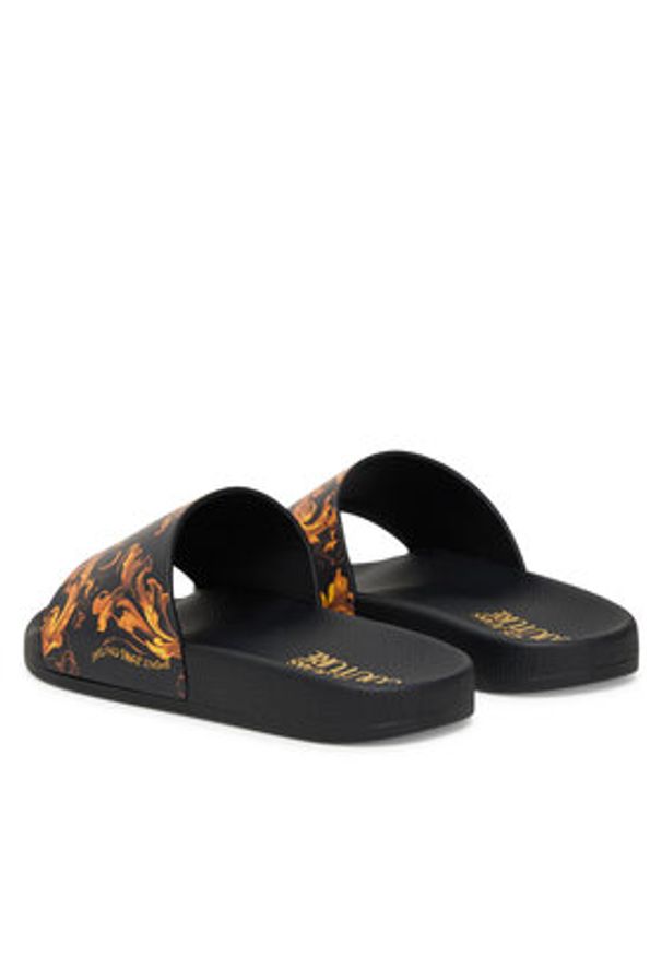 Versace Jeans Couture Klapki 79VA3SQ3 Czarny. Kolor: czarny. Materiał: syntetyk