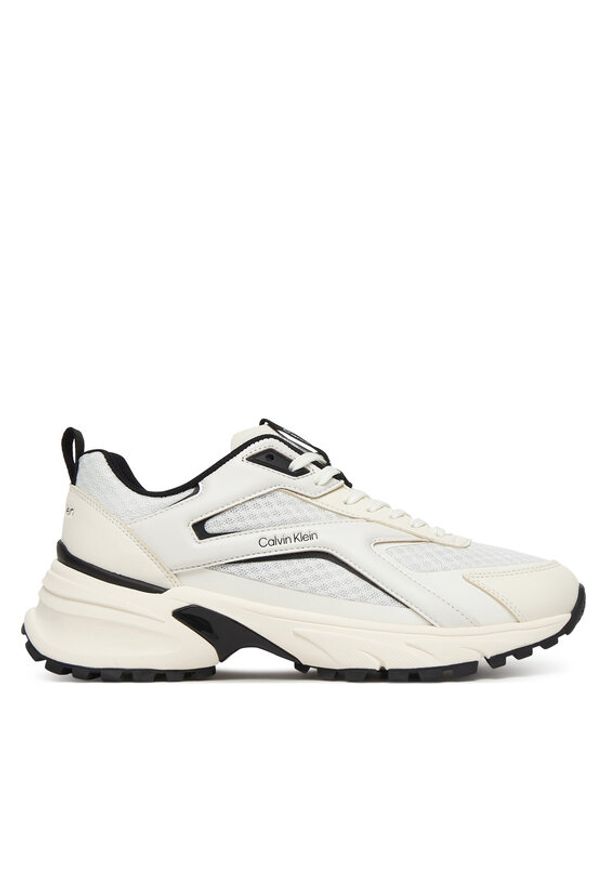 Calvin Klein Sneakersy Hike Run Ckstripe Mesh HW0HW03002 Biały. Kolor: biały. Materiał: materiał. Sport: bieganie