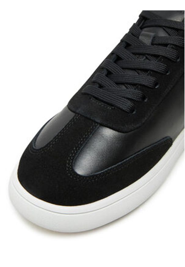 Calvin Klein Sneakersy Cupsole Lace Up - Lth Sue Mix HW0HW02435 Czarny. Kolor: czarny. Materiał: skóra