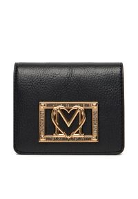 Love Moschino - Mały Portfel Damski LOVE MOSCHINO. Kolor: czarny