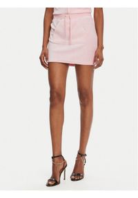 Juicy Couture Spódnica mini Heritage JCGGS125022G Różowy Slim Fit. Kolor: różowy. Materiał: bawełna