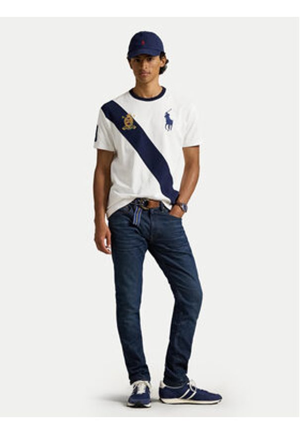 Polo Ralph Lauren T-Shirt 710981767004 Biały Regular Fit. Typ kołnierza: polo. Kolor: biały. Materiał: bawełna