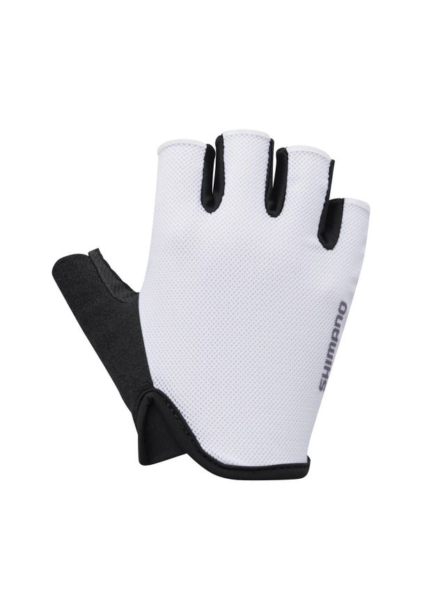 SHIMANO - Krótkie rękawiczki damskie Shimano Airway. Kolor: biały. Sport: kolarstwo