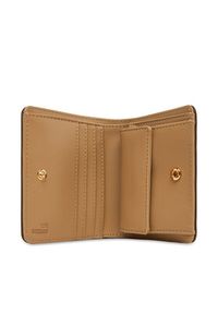 Love Moschino - LOVE MOSCHINO Mały Portfel Damski JC5612PP1NKD0301 Brązowy. Kolor: brązowy. Materiał: skóra