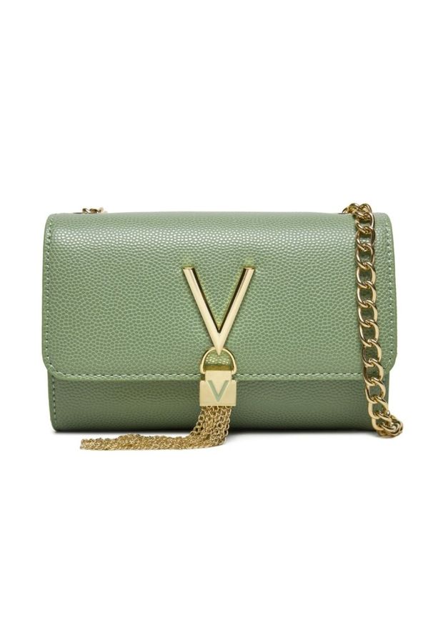 Valentino by Mario Valentino - VALENTINO Mała zielona kopertówka Divina Pochette. Kolor: zielony