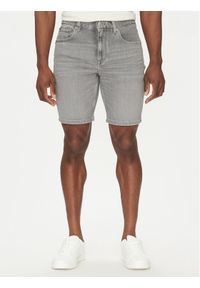 TOMMY HILFIGER - Tommy Hilfiger Szorty jeansowe Brooklyn MW0MW39222 Szary Slim Fit. Kolor: szary. Materiał: bawełna #1