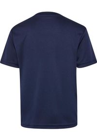 Hummel Koszulka poliestrowa sportowa Poly Logo Jersey Kids. Kolor: niebieski. Materiał: jersey, poliester