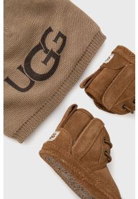 Ugg - UGG komplet dziecięcy kolor brązowy. Kolor: brązowy #2