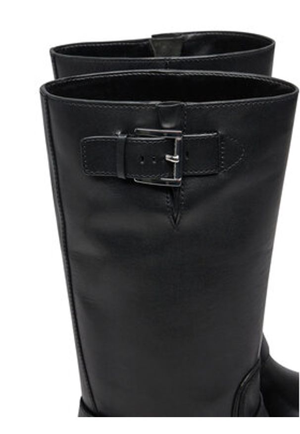 MICHAEL Michael Kors Oficerki 40F4CBFB7L Czarny. Kolor: czarny. Materiał: skóra
