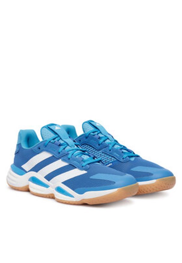 Adidas - adidas Buty halowe Stabil 16 KJ3660 Niebieski. Kolor: niebieski. Materiał: materiał