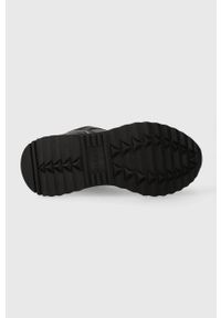 Guess sneakersy KADDY kolor czarny FL8DDY ELE12. Zapięcie: sznurówki. Kolor: czarny. Materiał: guma. Obcas: na koturnie #2