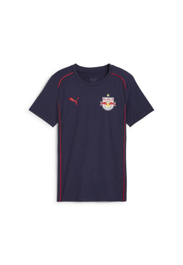 Puma - Koszulka młodzieżowa Casuals FC Red Bull Salzburg PUMA Navy Red Blue. Kolor: czerwony, wielokolorowy, niebieski