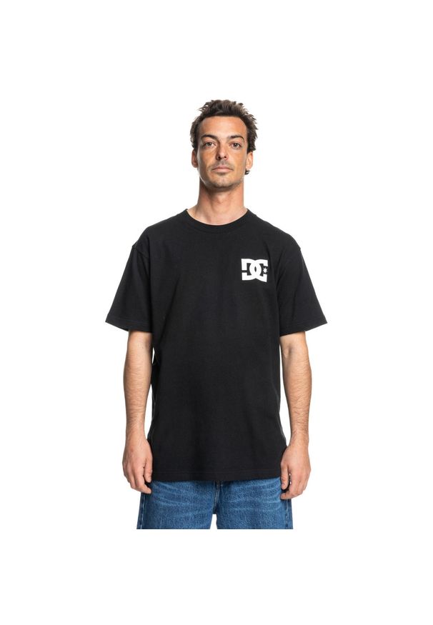 DC Shoes - Koszulka z krótkim rękawem dla Mężczyzn THE VENUE Czarny. Kolor: brązowy, zielony, wielokolorowy. Materiał: materiał, bawełna. Długość rękawa: krótki rękaw. Długość: krótkie