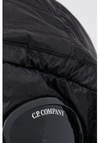 C.P. Company Bezrękawnik puchowy męski kolor czarny przejściowy. Okazja: na co dzień. Kolor: czarny. Materiał: puch. Długość rękawa: bez rękawów. Wzór: gładki. Styl: casual #5