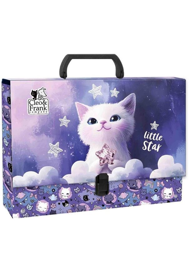 Derform Teczka z rączką gruba Cleo i Frank 47 DERFORM