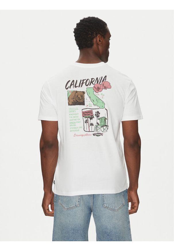 Billabong T-Shirt EBYZT00294 Biały Regular Fit. Kolor: biały. Materiał: bawełna