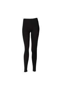 SKINNI FIT - Damskie Legginsy. Kolor: czarny