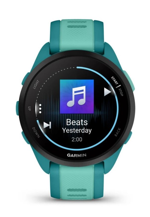 GARMIN - Garmin Forerunner 165 Music Turkusowy. Kolor: turkusowy