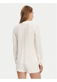 Elisabetta Franchi Koszula ca05451e2-360 Biały Regular Fit. Kolor: biały. Materiał: wiskoza #4