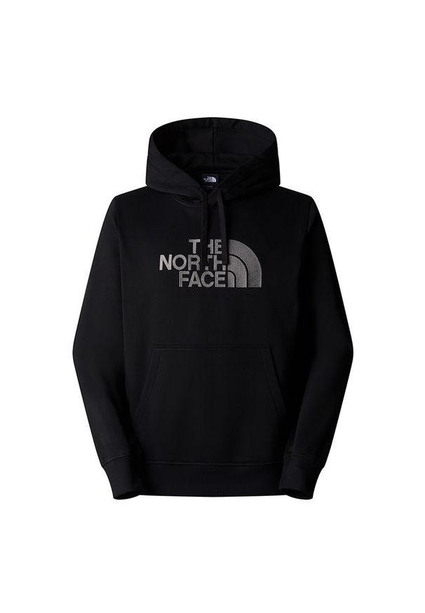 Bluza męska The North Face Drew Peak 0A89EMJK31 - czarna. Typ kołnierza: kaptur. Kolor: czarny. Materiał: poliester, bawełna. Styl: klasyczny. Sport: wspinaczka