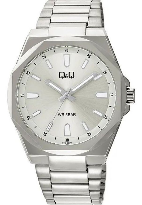 Zegarek Q&Q Q11C-001P męski wodoszczelny 8-kątna koperta .