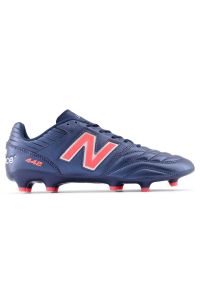 Korki męskie New Balance 442 V2 PRO FG MS41FMP2 – granatowe. Zapięcie: sznurówki. Kolor: niebieski. Materiał: materiał, skóra, syntetyk, nylon. Szerokość cholewki: normalna. Sport: piłka nożna, fitness