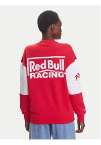 Pepe Jeans Bluza Red Bull Racing Panel Team RL580010 Czerwony Relaxed Fit. Kolor: czerwony. Materiał: bawełna #3