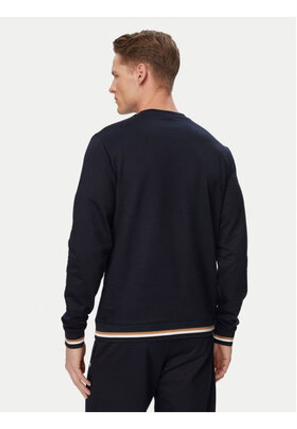 BOSS Bluza Iconic 50554836 Granatowy Regular Fit. Kolor: niebieski. Materiał: bawełna