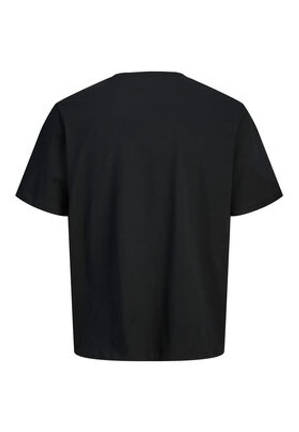 Jack & Jones T-Shirt Corals Tee 12288345 Czarny Regular Fit. Kolor: czarny. Materiał: bawełna