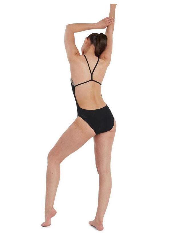 Strój kąpielowy damski Speedo Eco End Trsp. Kolor: czarny. Materiał: poliester