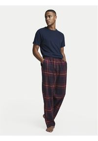 Jack & Jones - Jack&Jones Spodnie piżamowe Crimon 12182711 Bordowy Regular Fit. Kolor: czerwony. Materiał: bawełna #3
