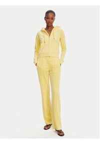 Juicy Couture Bluza Madison JCWA122001 Żółty Slim Fit. Kolor: żółty. Materiał: syntetyk #4